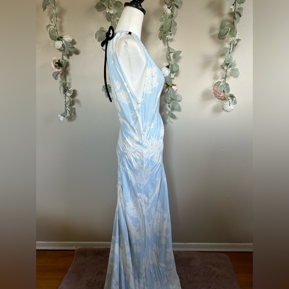 Proenza Schouler Floral Draped Sleeveless Gown - Picture 11 of 15